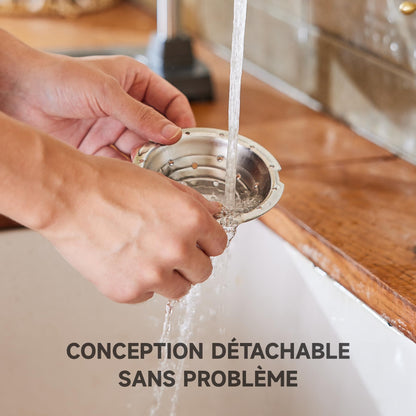 CO-Z Presse Agrumes Manuel Professionnel Silencieux en Acier Inoxydable de Qualité Alimentaire Broyeur Jus Presse Orange Lime Citron Pommes Fruit, Gris